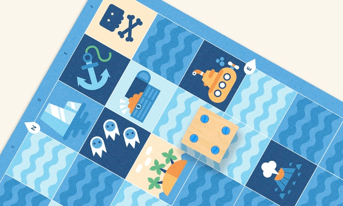 Cubetto Blue Ocean Adventure Map