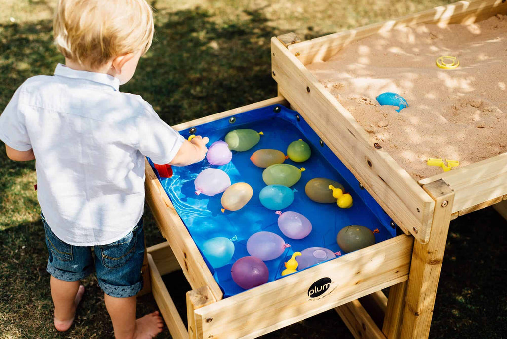 Plum Wooden Sandy Bay Sand and Water Table by Plum Play - Learning Bugs UK