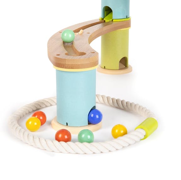 Boppi Bamboo Marble Run - Starter Pack