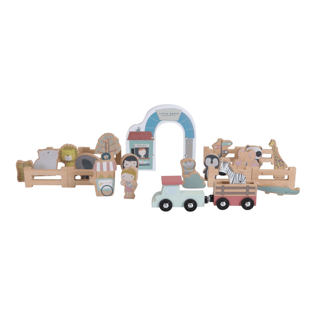 Buy Little Dutch Railway Train Extension - Zoo | for kids by Learning Bugs UK