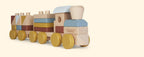 Little Dutch - Stacking Train Rainbow Pure & Nature by Little Dutch - Learning Bugs UK