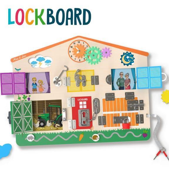 Max & Lea Lockboard by Max & Lea - Learning Bugs UK