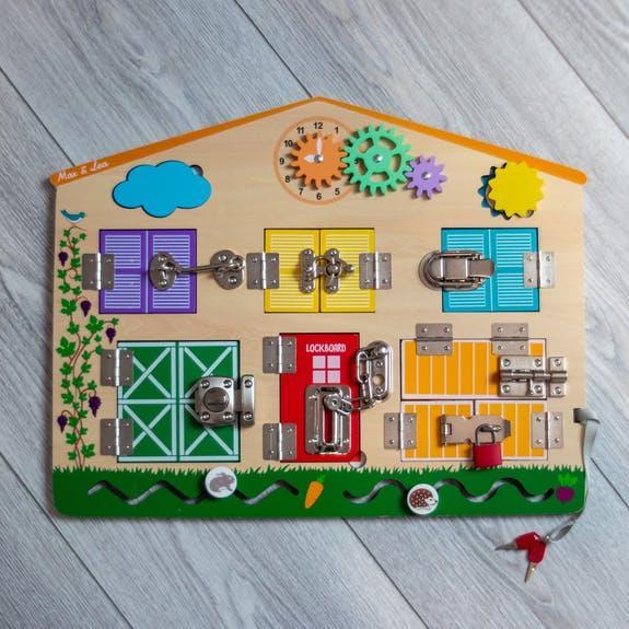 Max & Lea Lockboard by Max & Lea - Learning Bugs UK