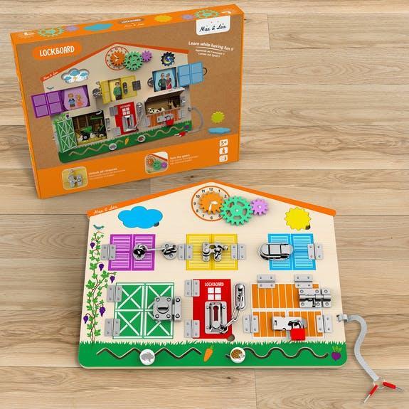 Max & Lea Lockboard by Max & Lea - Learning Bugs UK