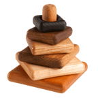 Buy Square Wooden Stacking Toy | for kids by Learning Bugs UK