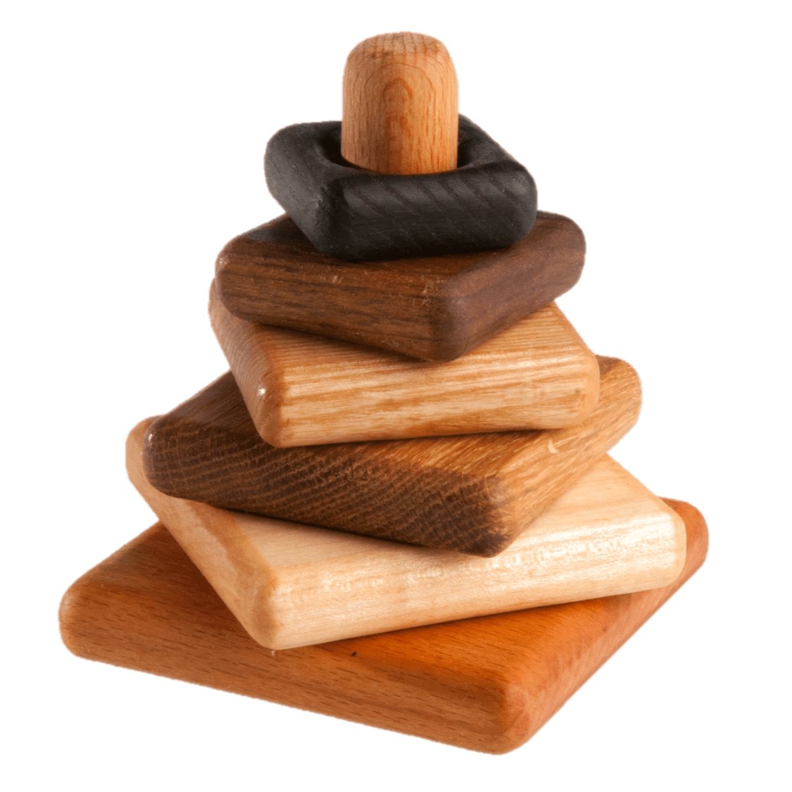 Buy Square Wooden Stacking Toy | for kids by Learning Bugs UK