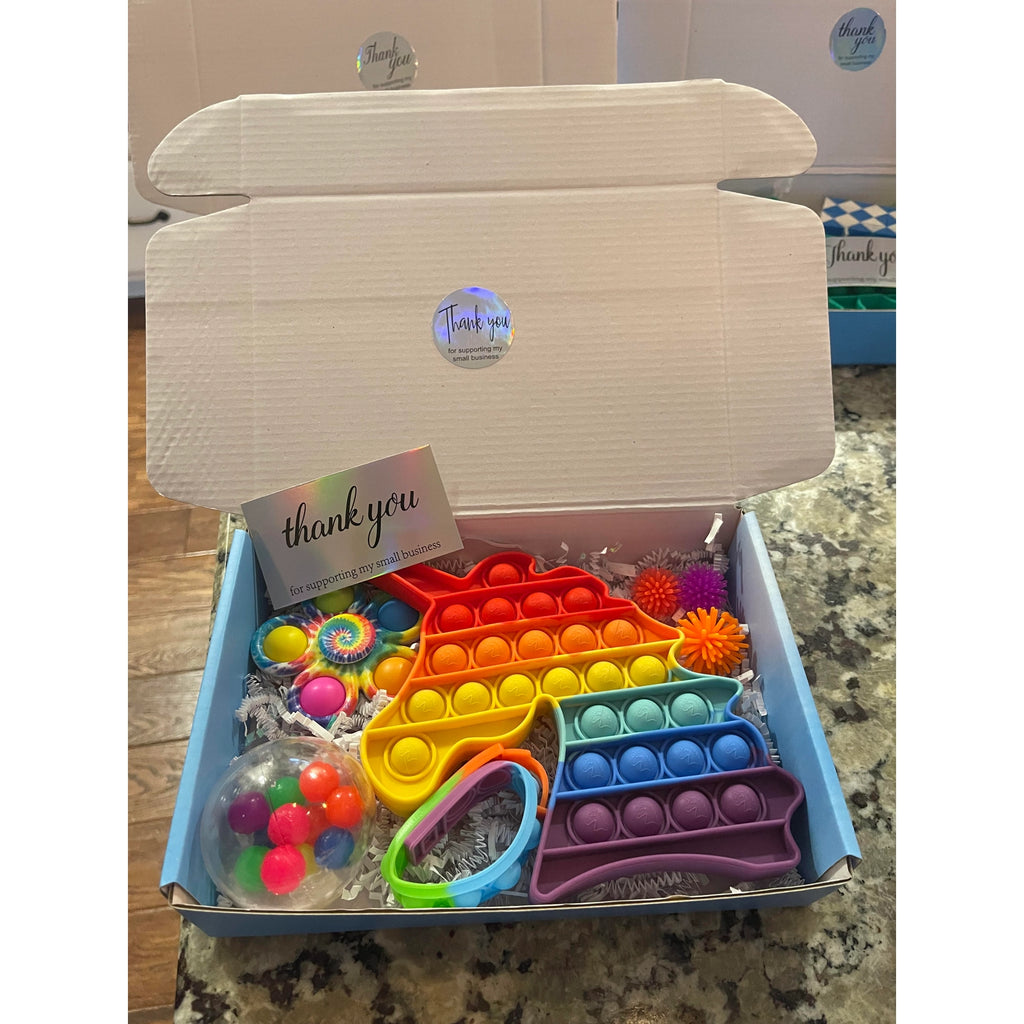 Fidget Toy Box: Unicorn Rainbow Party by Sweetest Fidgets - Learning Bugs UK