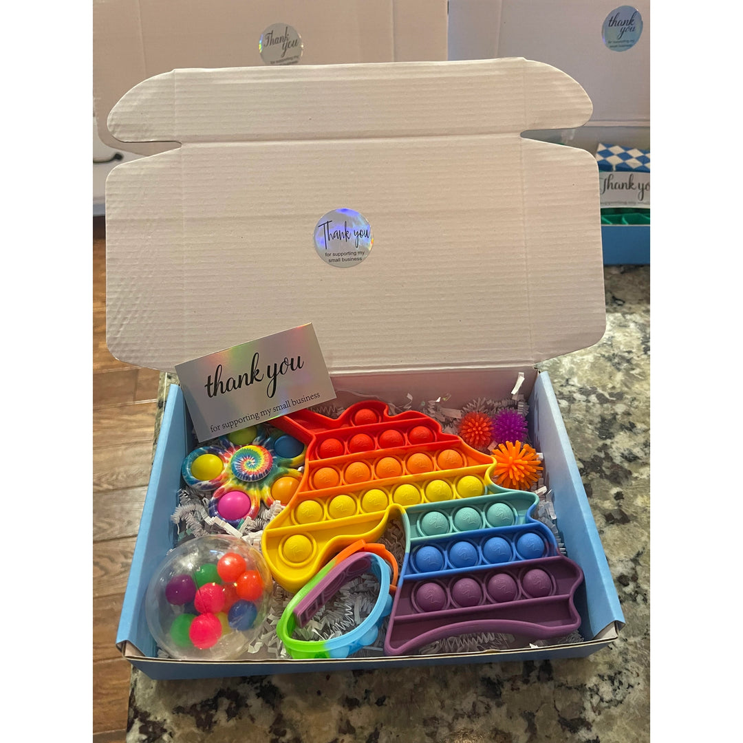 Sweetest Fidgets A Unicorn Rainbow Party! Fidget Toy Box