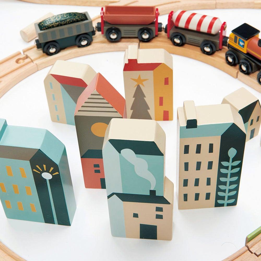 Buy Tender Leaf Toys Mountain View Train Set | for kids by Learning Bugs UK