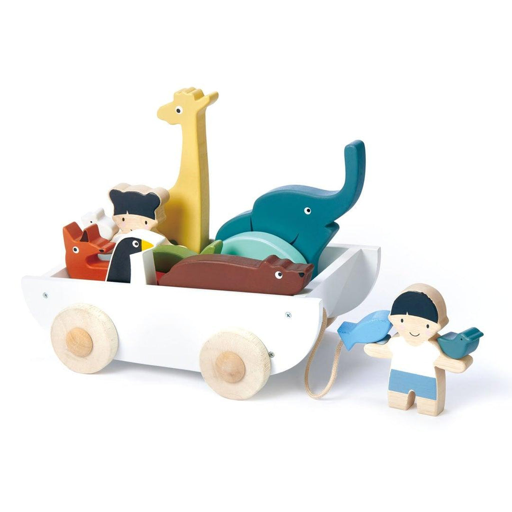 Buy Tender Leaf - Wooden Cart and Friends | for kids by Learning Bugs UK