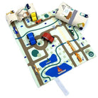 Buy Tiny Magic Retro Green Theme Carpet - Beige Vehicles Car Set | for kids by Learning Bugs UK