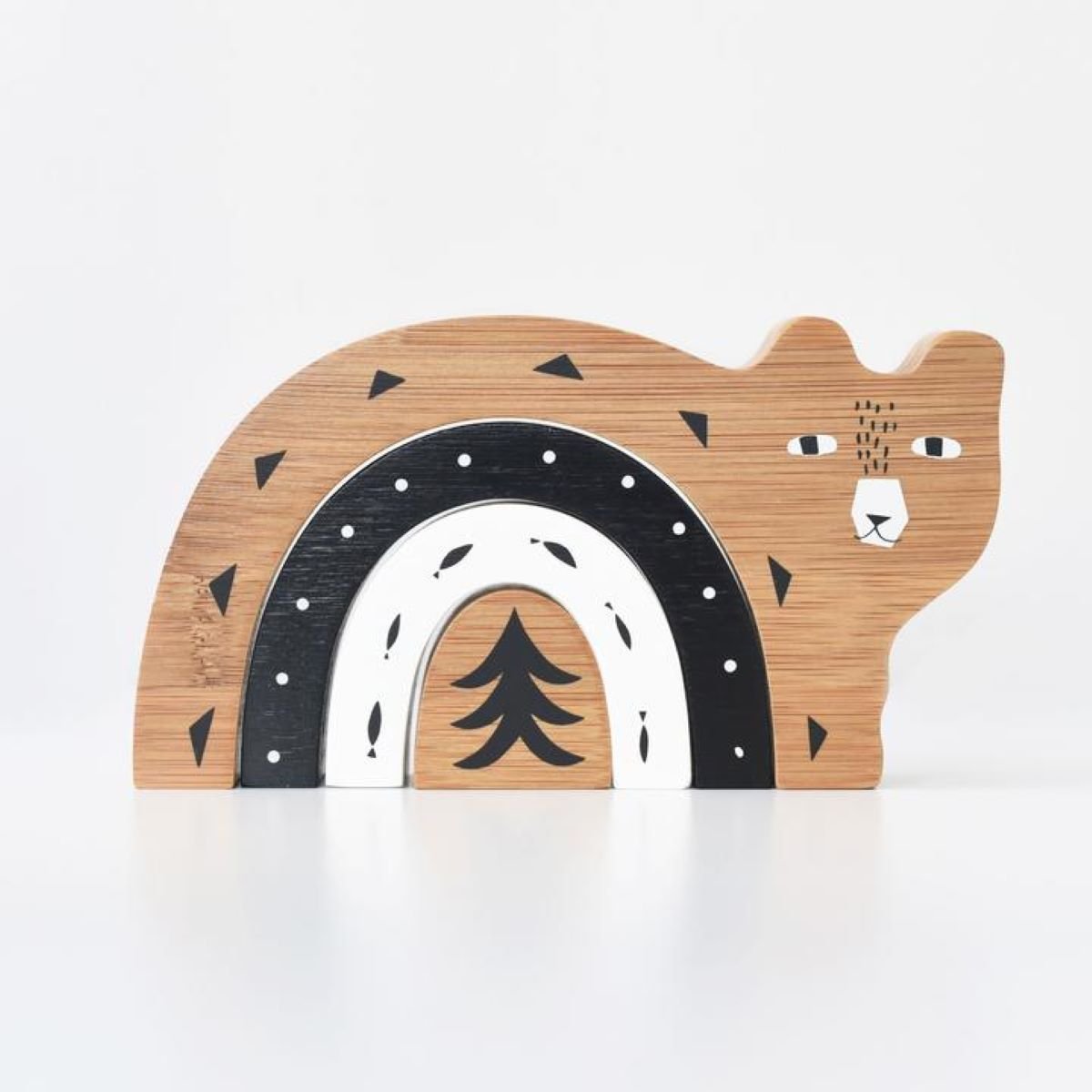 Buy Wee Gallery Bamboo Nesting Bear | for kids by Learning Bugs UK