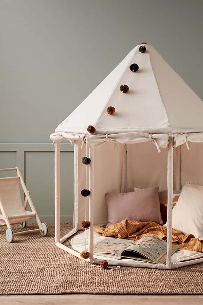Kids Concept Pavilion Tent Off White | Learning Bugs